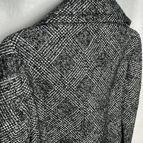 blazer,jacket,preppy clueless,crop wool blend  tweed,academia,herringbone, NWT - Picture 5 of 17